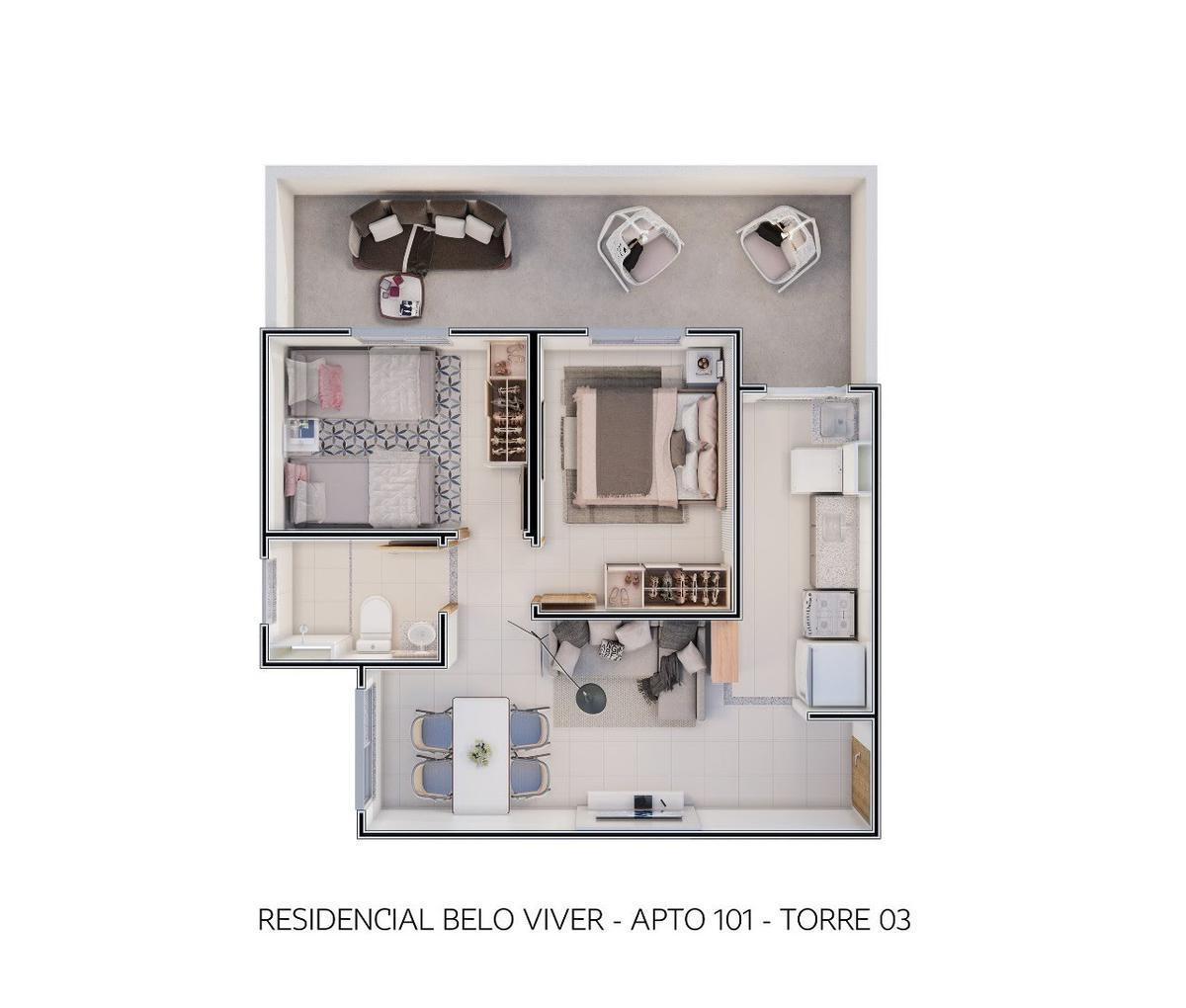 Apartamento, Samambaia Sul, 2 Quartos