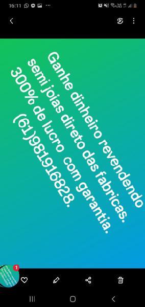 Revenda Semi-jóias , Direto da Fábr