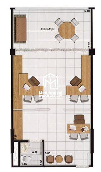 Sala, Areal, 0 Quarto