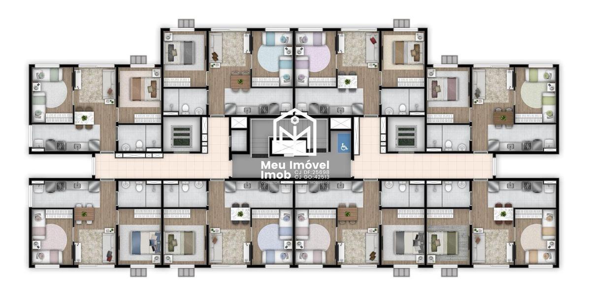 Apartamento, Ceilândia Sul, 2 Quartos