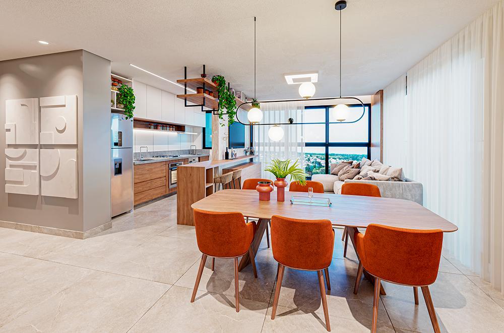 Apartamento, Norte, 2 Quartos, 1 Vaga, 1 Suíte