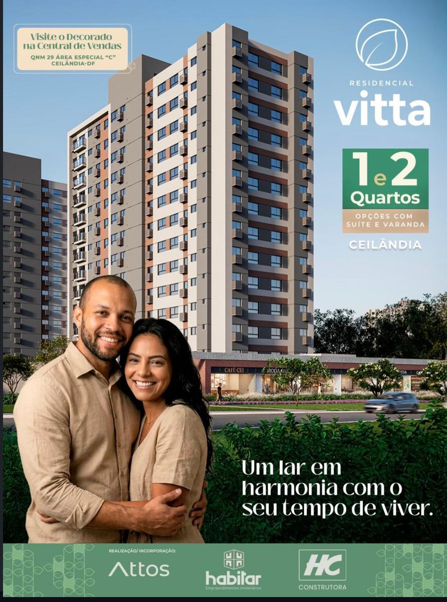 Apartamento, Ceilândia Sul, 2 Quartos, 0 Vaga