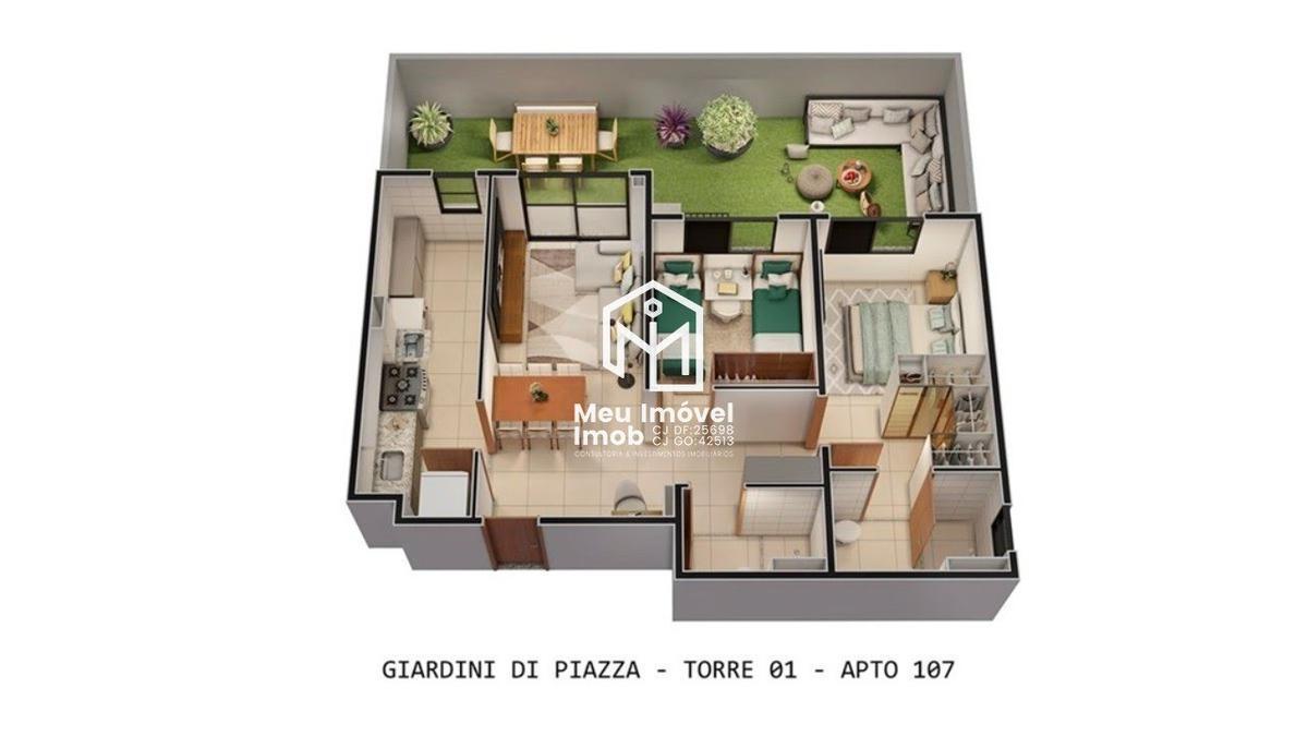 Apartamento, Setor Industrial, 2 Quartos