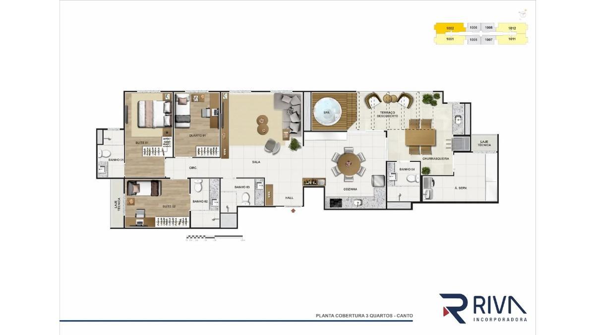 Apartamento, Águas Claras, 3 Quartos, 1 Vaga, 1 Suíte