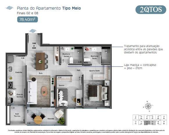 Apartamento, Sobradinho, 2 Quartos, 2 Vagas, 1 Suíte