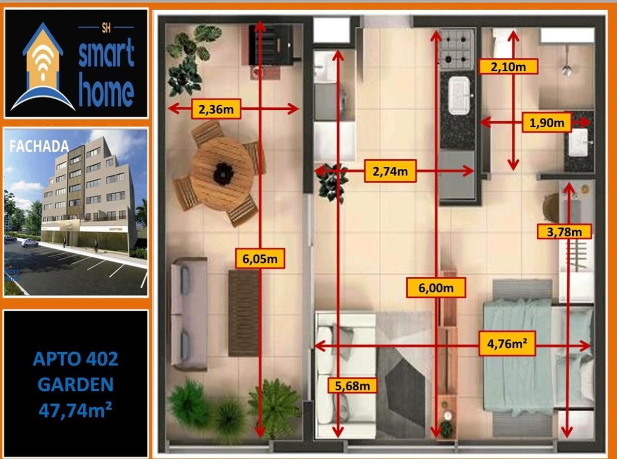 Apartamento, Samambaia Sul, 2 Quartos, 0 Vaga