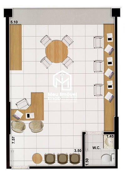 Sala, Areal, 0 Quarto