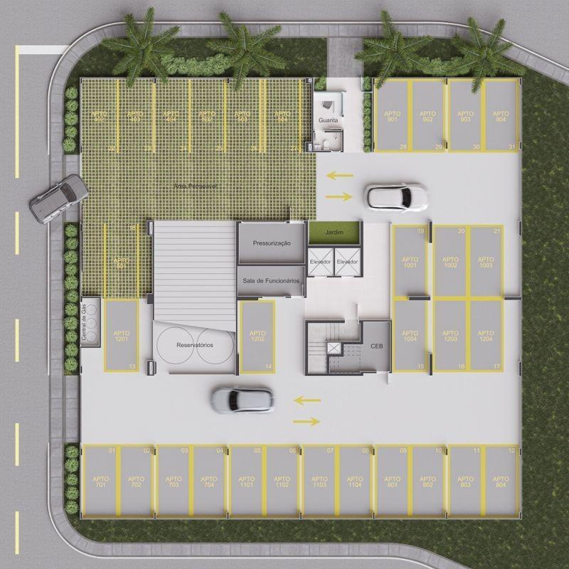 Apartamento, Samambaia Sul, 3 Quartos, 1 Vaga, 1 Suíte