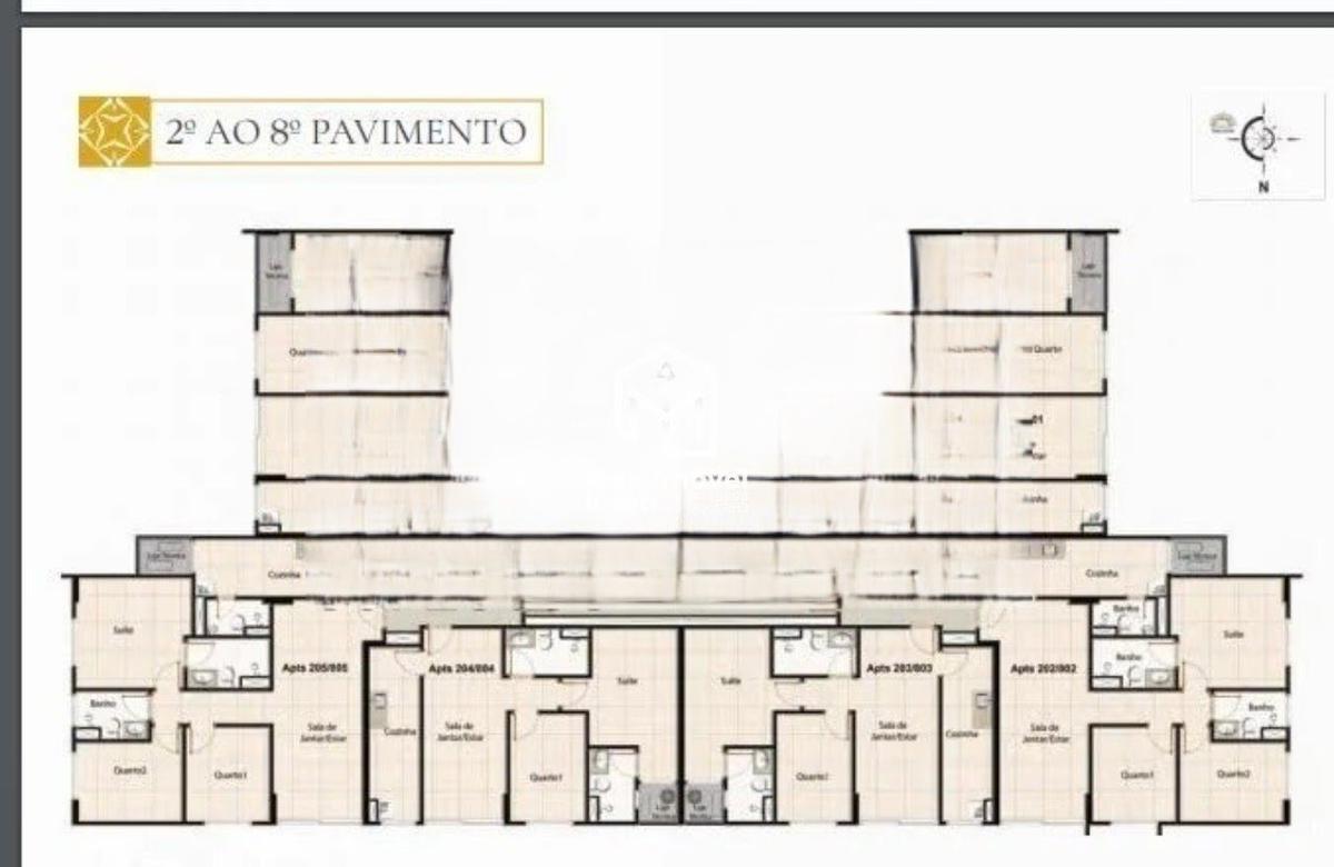 Apartamento, Zona Industrial, 3 Quartos