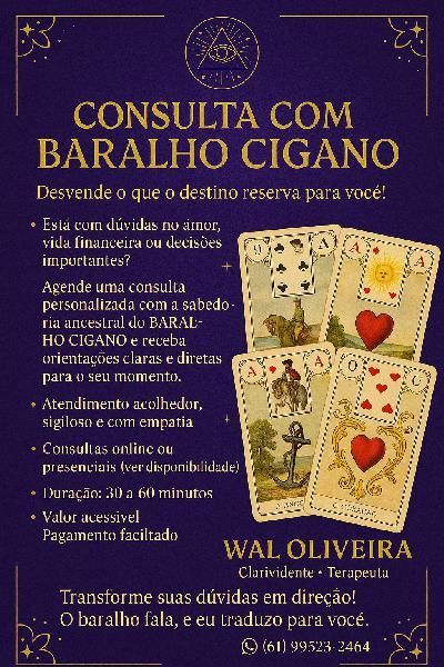 cartomante. (61) 9.9523-2464 Whatzapp