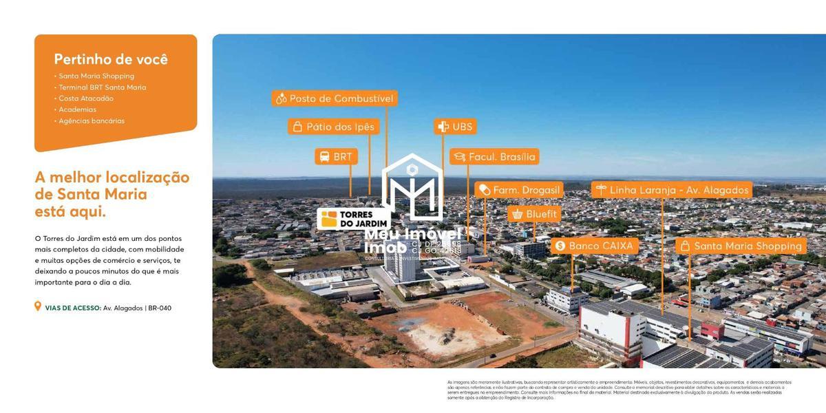 Apartamento, Santa Maria, 2 Quartos