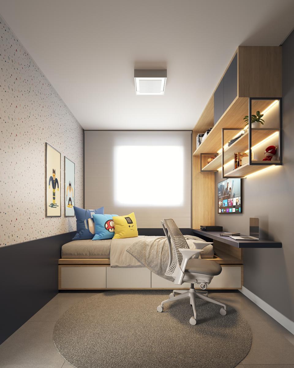 Apartamento, Areal, 2 Quartos, 1 Vaga, 1 Suíte