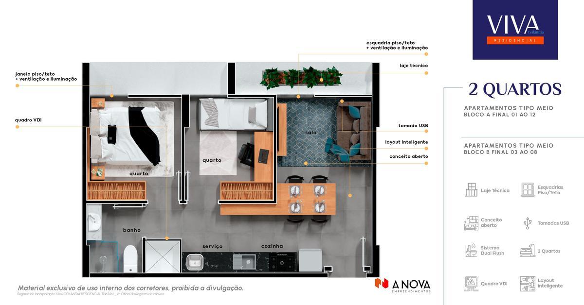 Apartamento, Ceilândia Norte, 2 Quartos, 1 Vaga, 0 Suíte