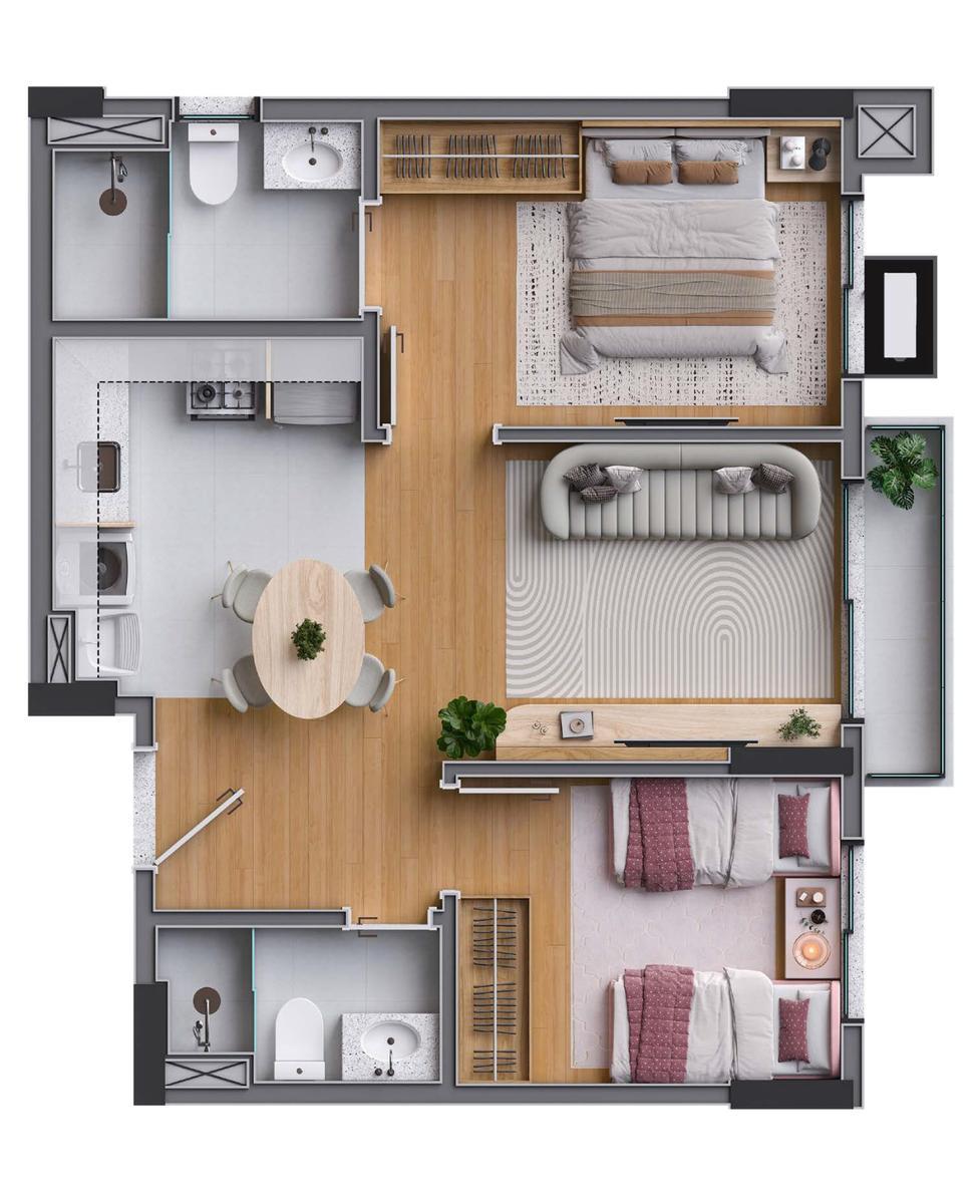 Apartamento, Ceilândia Sul, 2 Quartos, 1 Vaga, 1 Suíte