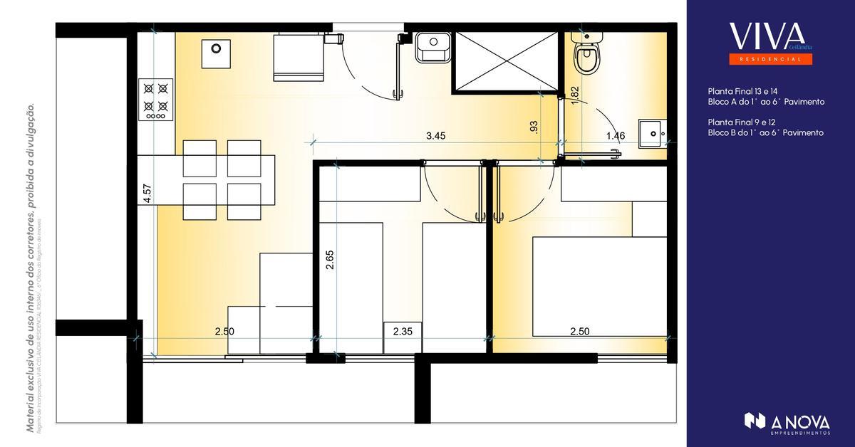 Apartamento, Ceilândia Norte, 2 Quartos, 1 Vaga, 0 Suíte