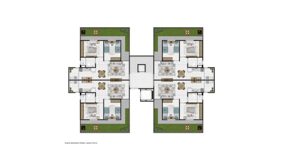 Apartamento, Brasília/Plano Piloto, 2 Quartos, 1 Vaga, 1 Suíte
