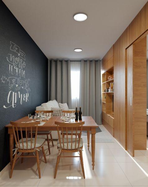 Apartamento, Samambaia Sul, 1 Quarto, 0 Vaga