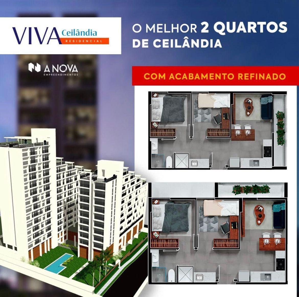 Apartamento, Ceilândia Norte, 2 Quartos, 1 Vaga, 0 Suíte