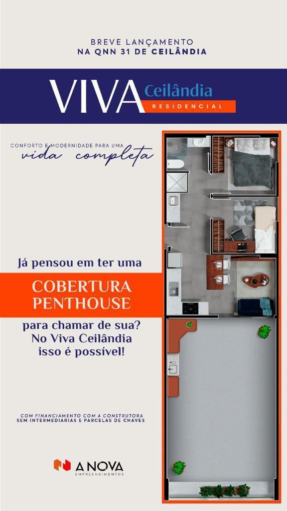 Apartamento, Ceilândia Norte, 2 Quartos, 1 Vaga, 0 Suíte