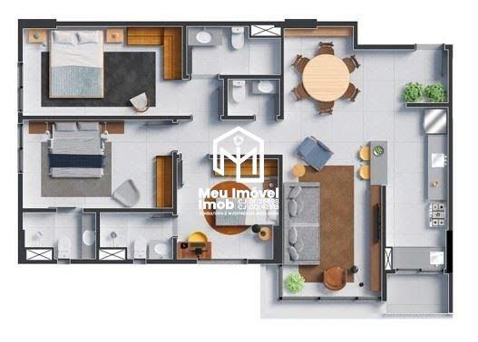 Apartamento, Sul, 3 Quartos