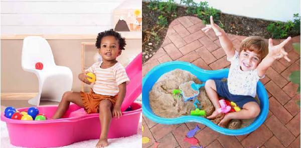 Piscina Infantil em Polietileno Nova 100 Litros Rosa