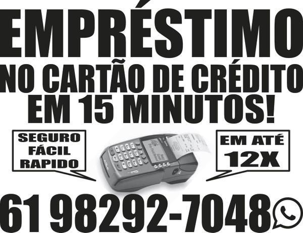 Empréstimo No Cartao de Crédito, Basta Ter Limite Disponível Para Compra. 61 982927048