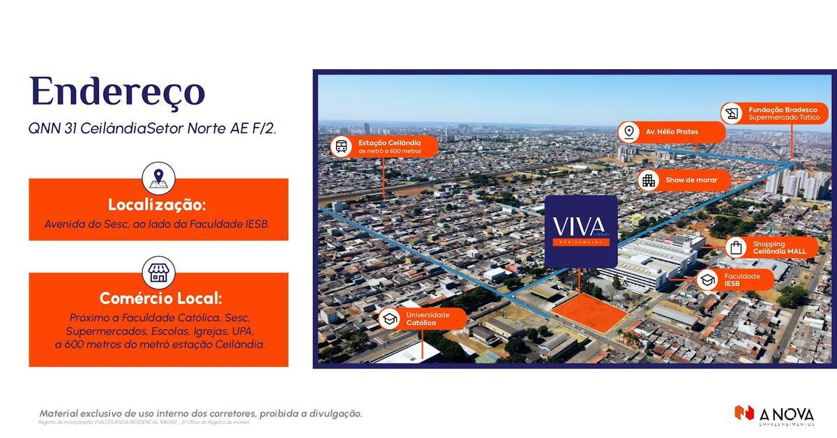 Apartamento, Ceilândia Norte, 2 Quartos