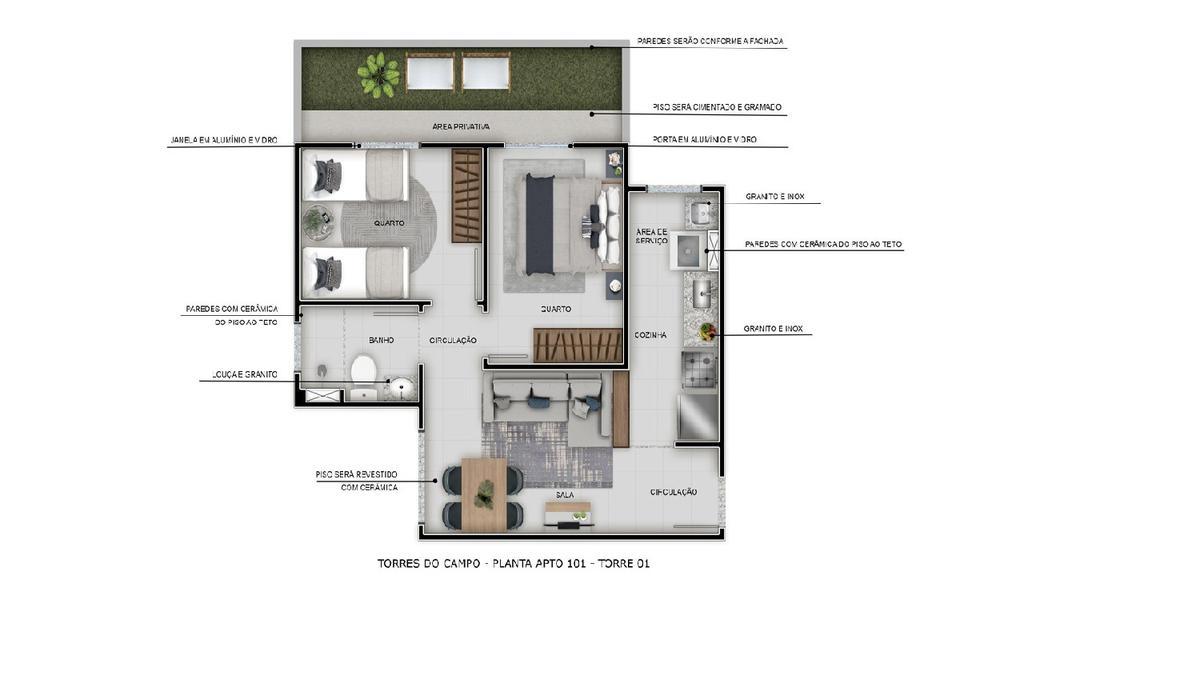 Apartamento, Ceilândia Sul, 2 Quartos, 1 Vaga