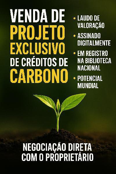 Venda de Projeto Exclusivo de Créditos de Carbono ¿ Potencial Mundial