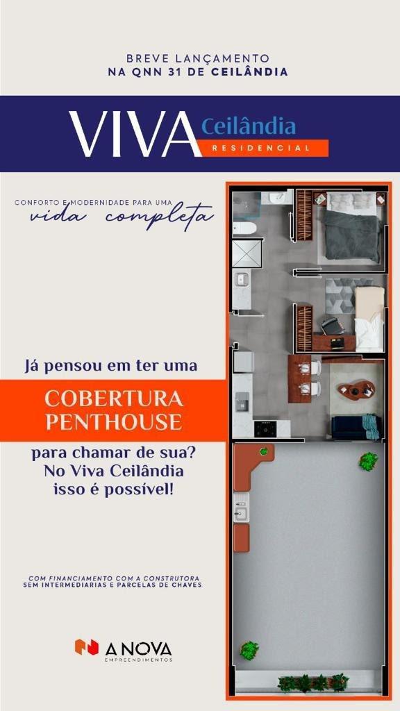 Apartamento, Ceilândia Norte, 2 Quartos