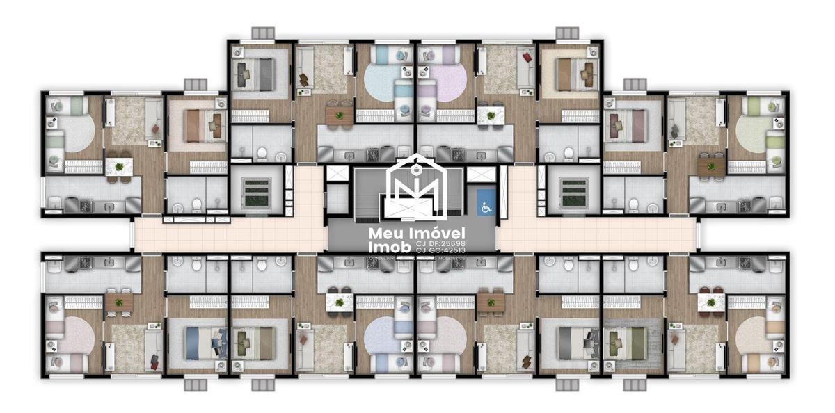 Apartamento, Ceilândia Sul, 2 Quartos