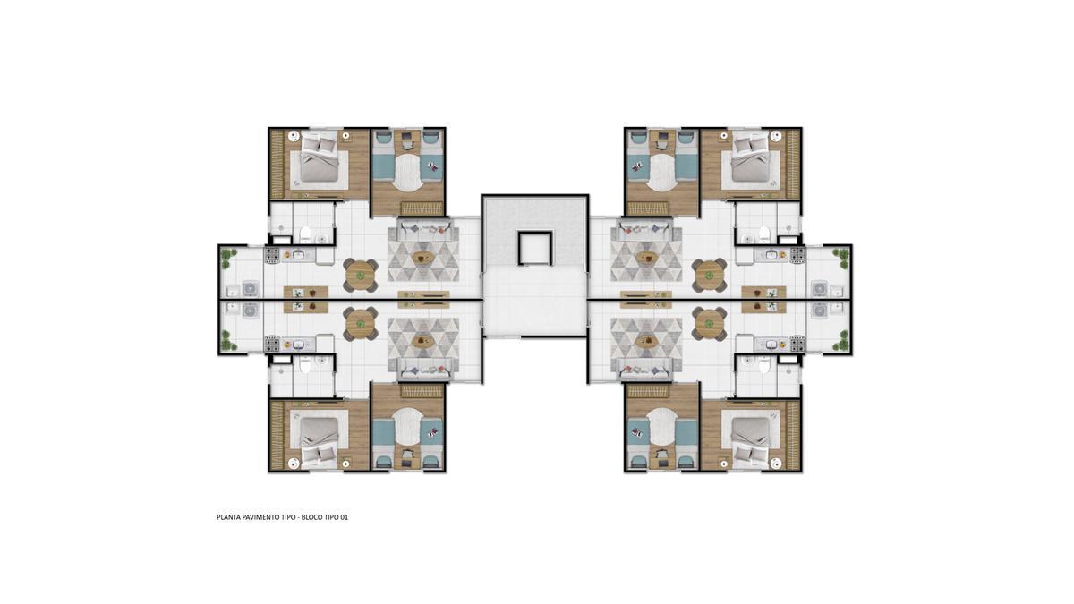 Apartamento, Brasília/Plano Piloto, 2 Quartos, 1 Vaga, 1 Suíte