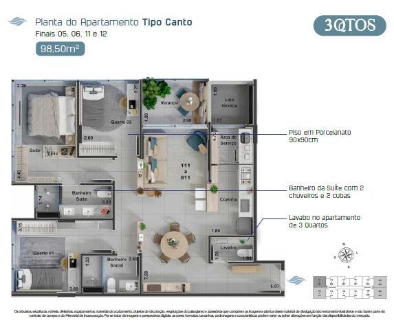 Apartamento, Sobradinho, 3 Quartos, 2 Vagas, 1 Suíte
