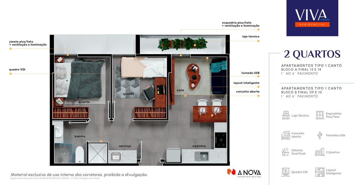 Apartamento, Ceilândia Norte, 2 Quartos, 1 Vaga, 0 Suíte
