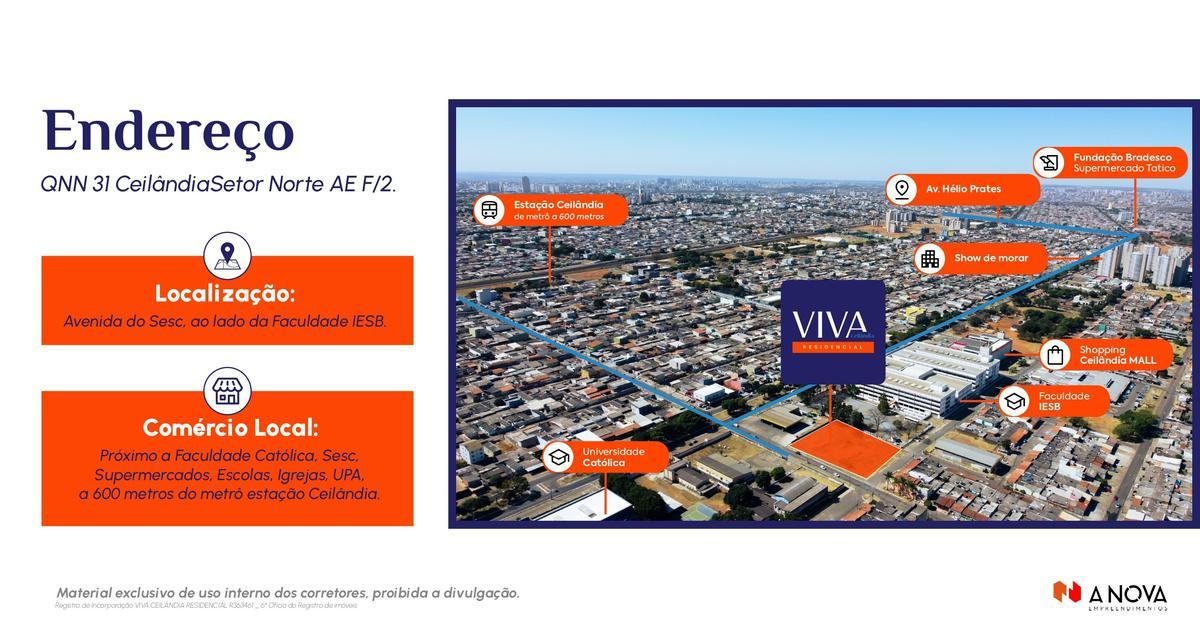 Apartamento, Ceilândia Norte, 2 Quartos, 1 Vaga, 0 Suíte