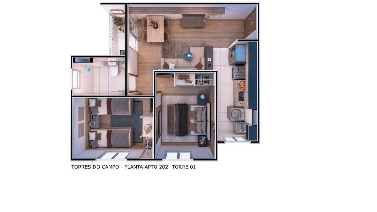 Apartamento, Ceilândia Sul, 2 Quartos, 1 Vaga