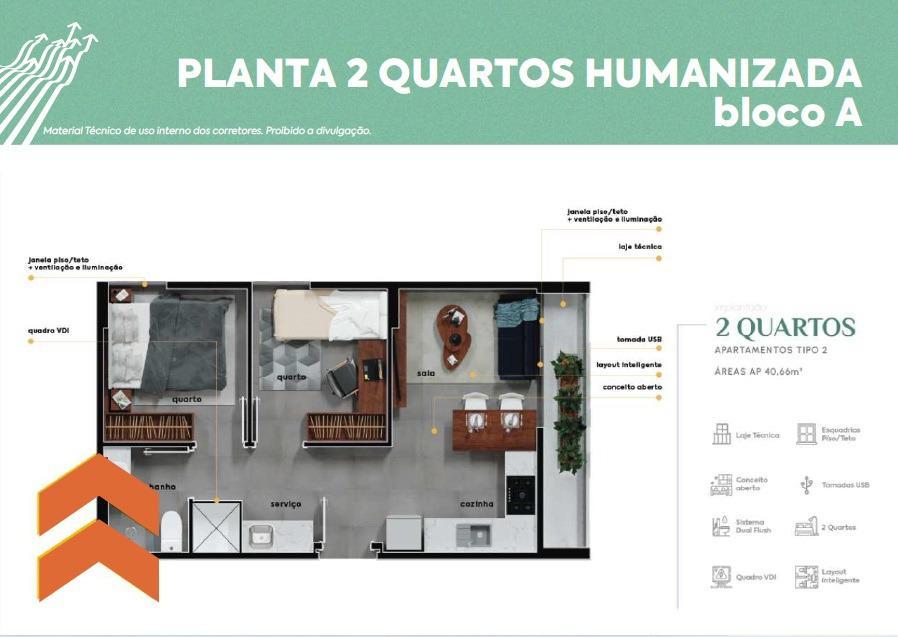 Apartamento, Samambaia Norte, 2 Quartos, 1 Vaga, 0 Suíte
